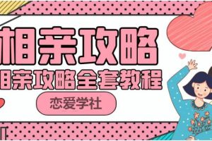 PUA坏男孩《相亲攻略》全套教程百度网盘下载