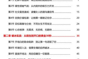 《PUA把妹：从0到1上手手册》